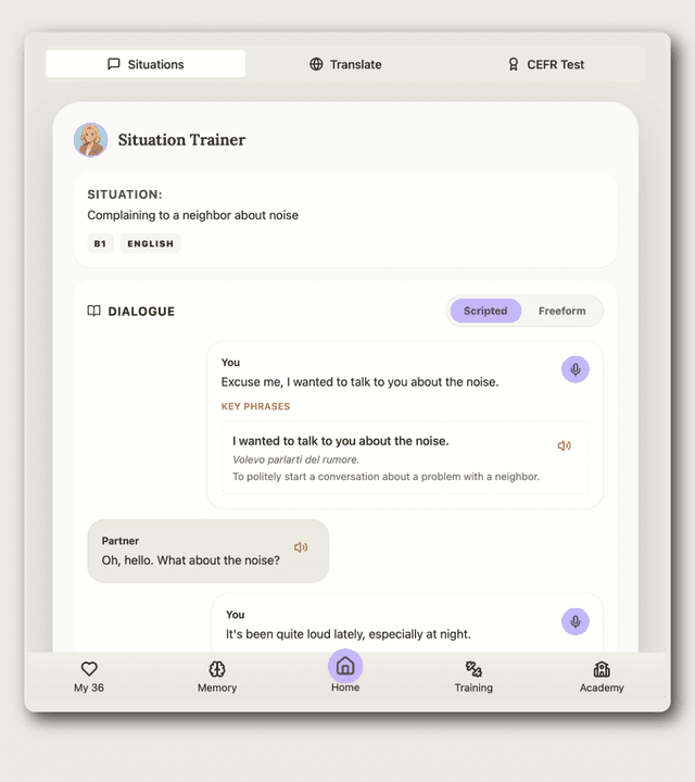 Situation Trainer — ฝึกก่อนที่จะเกิดขึ้น